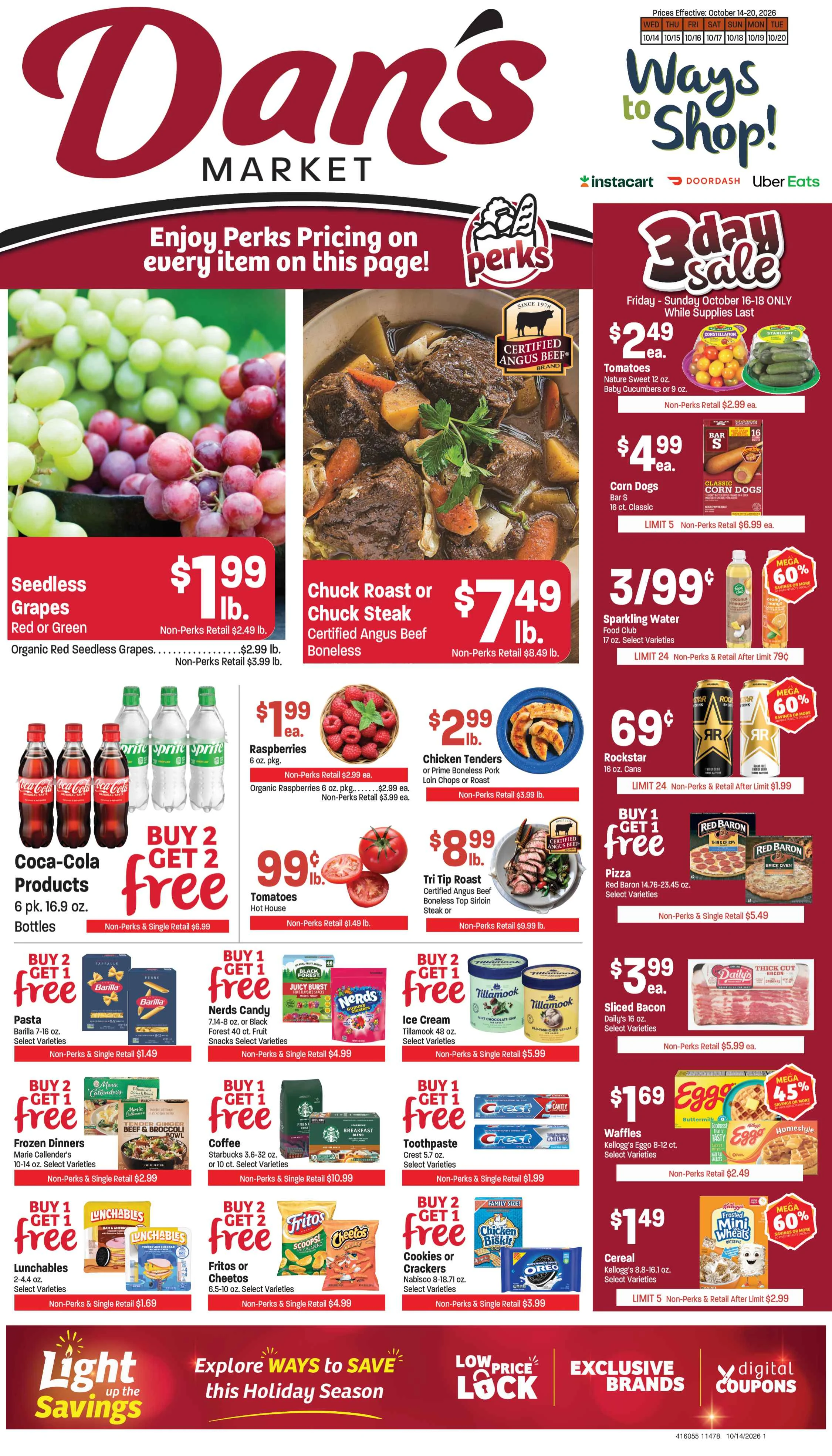 Dan's Fresh Market Dan's Weekly Ad October 14-20, 2026 - Page 1