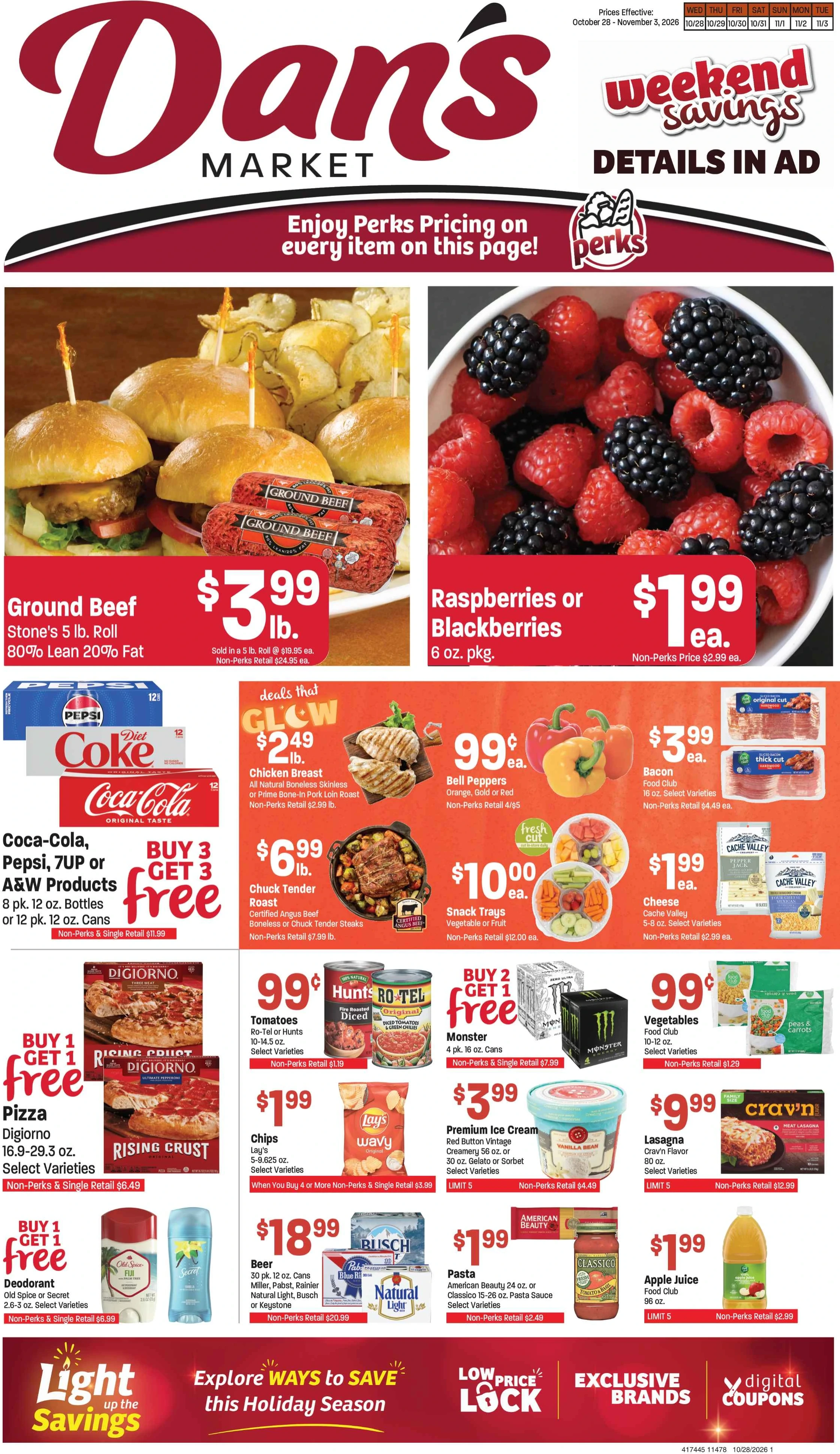 Dan's Fresh Market Weekly Ad Oct 28-Nov 3, 2026 - Page 1