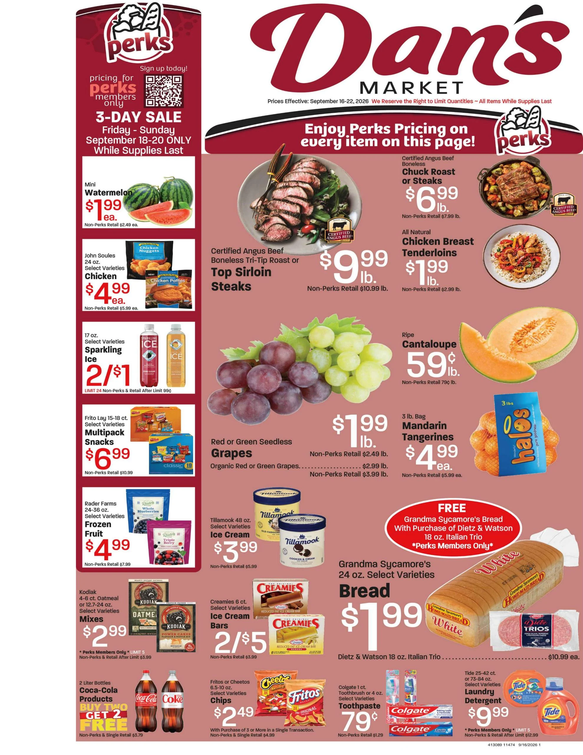 Dan's Fresh Market Weekly Ad - Page 1