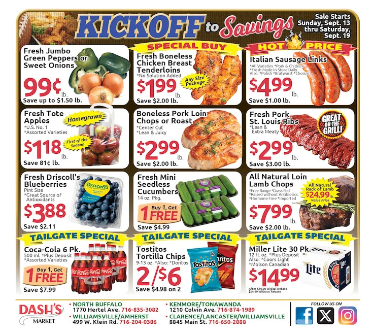 Dash's Market Weekly Ad - Page 1