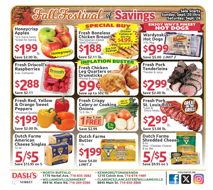 Dash's Market Weekly Ad - Page 1