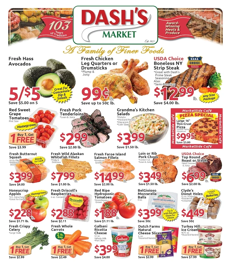 Dash's Market Weekly Ad - Page 1