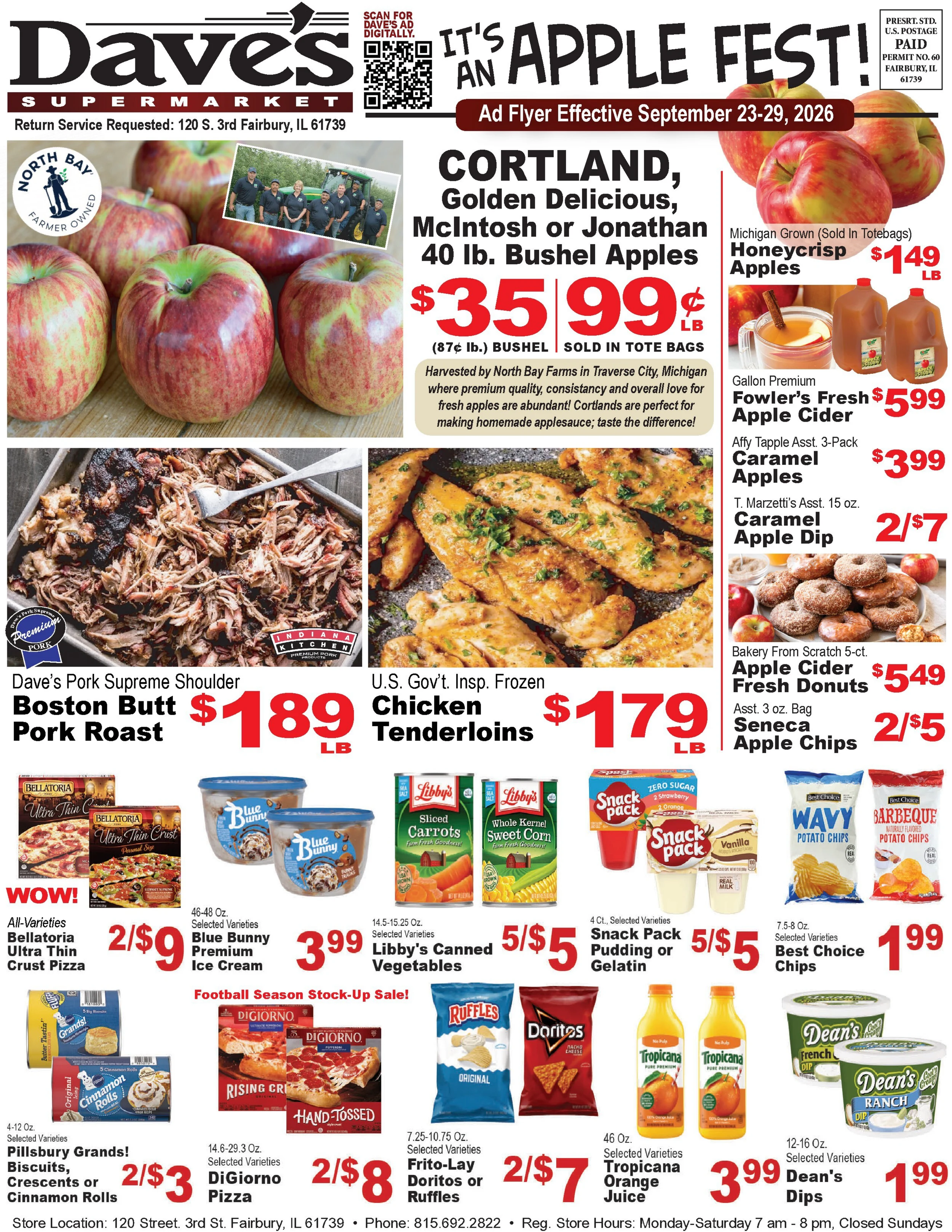 Daves Supermarket Fairbury IL Current Ad - Page 1