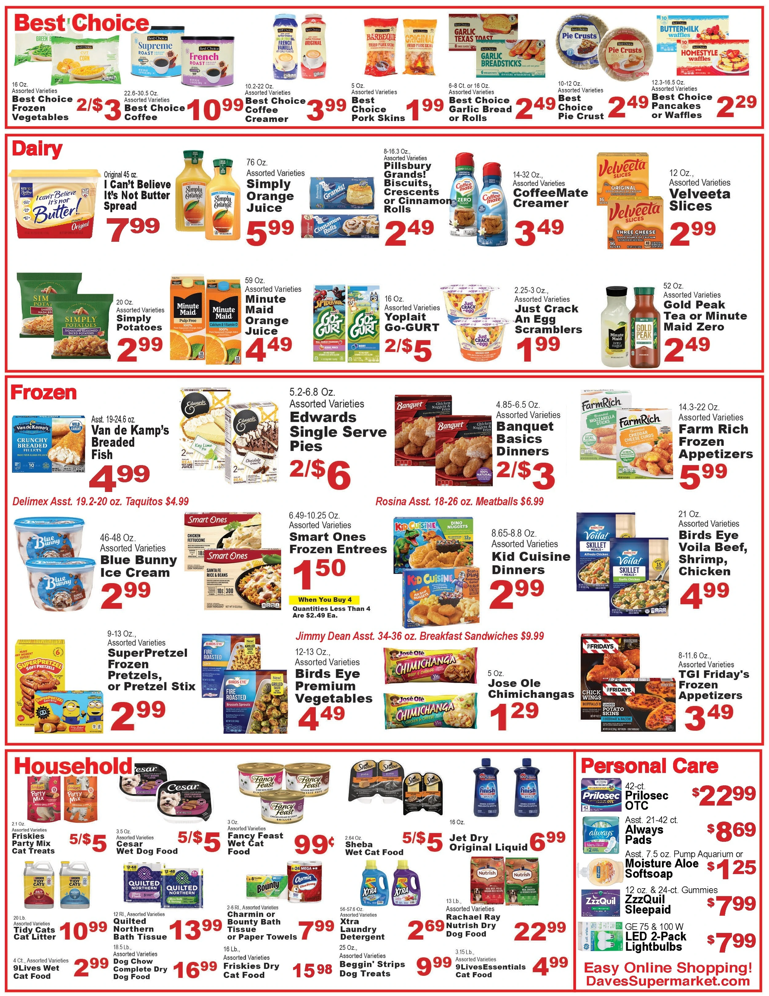 Daves Supermarket Fairbury IL Current Ad - Page 4