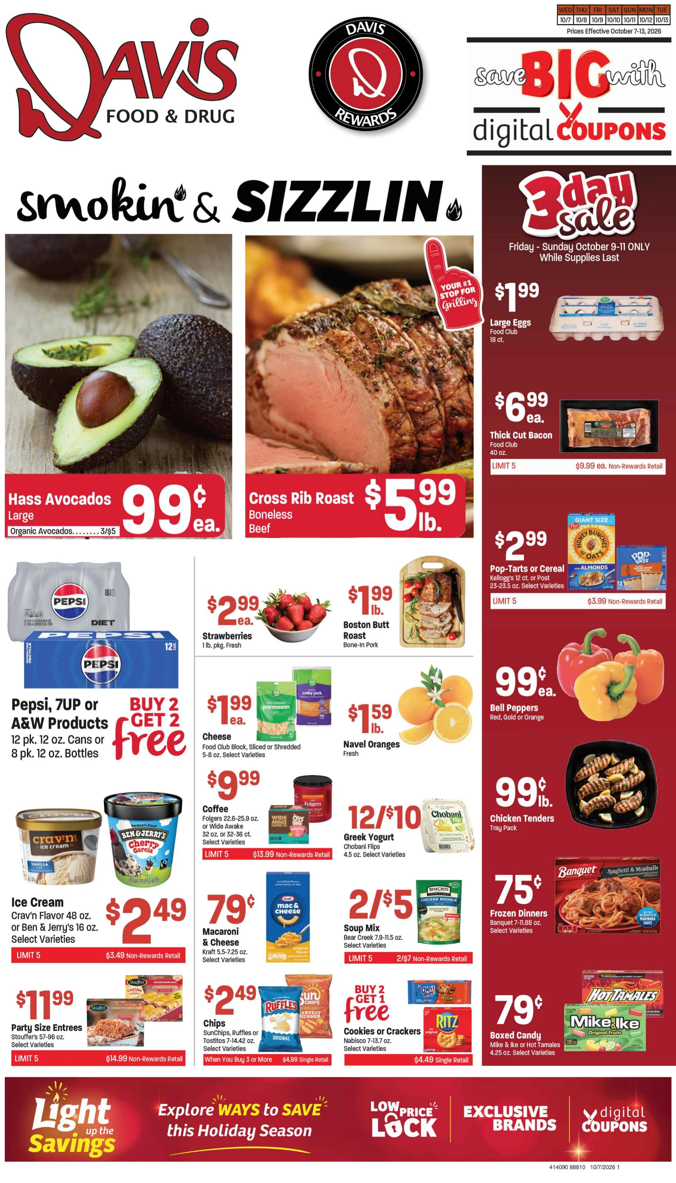 Davis Food & Drug Weekly Ad - Page 1