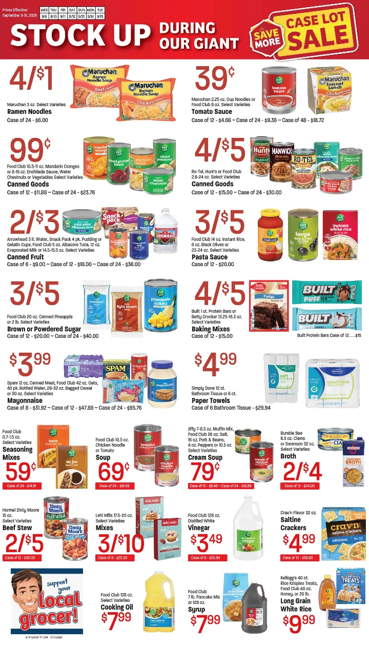 Davis Food & Drug 2026; September 9-15; Case Lot Savings - Page 2