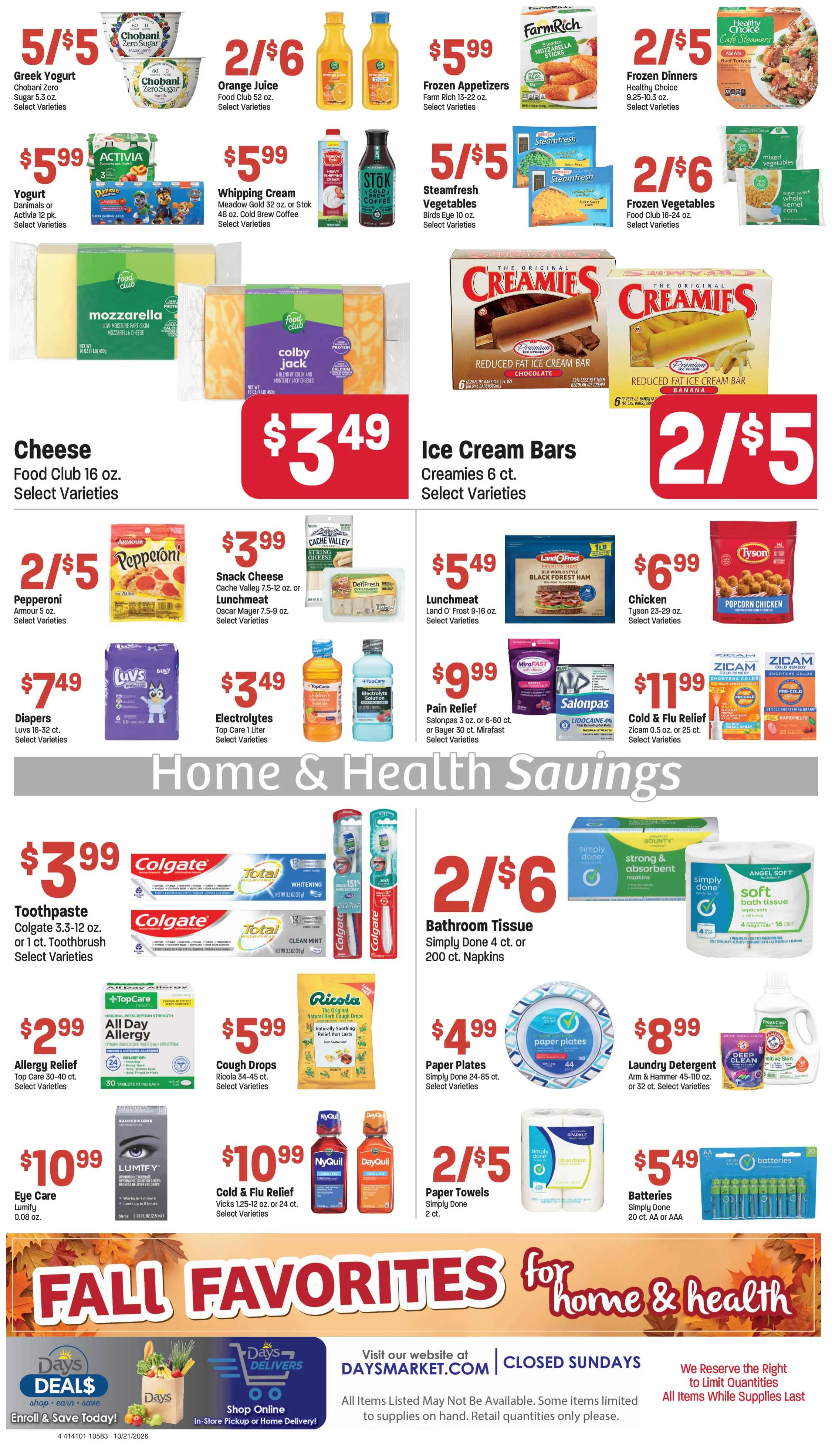 Days Family Market Days Market Weekly Ad - October 21, 2026 - Page 5