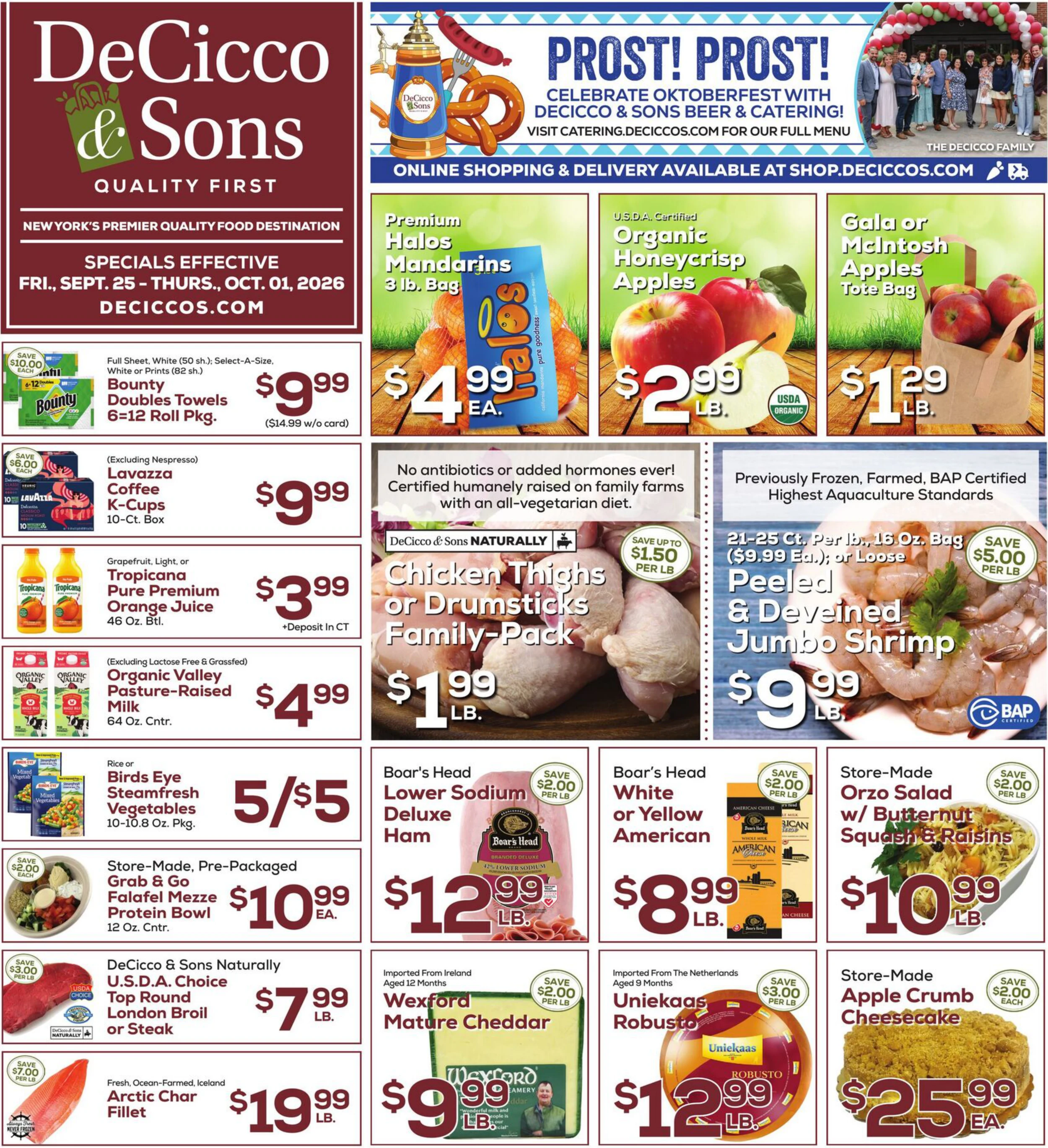 DeCicco & Sons Weekly Ad - Page 1