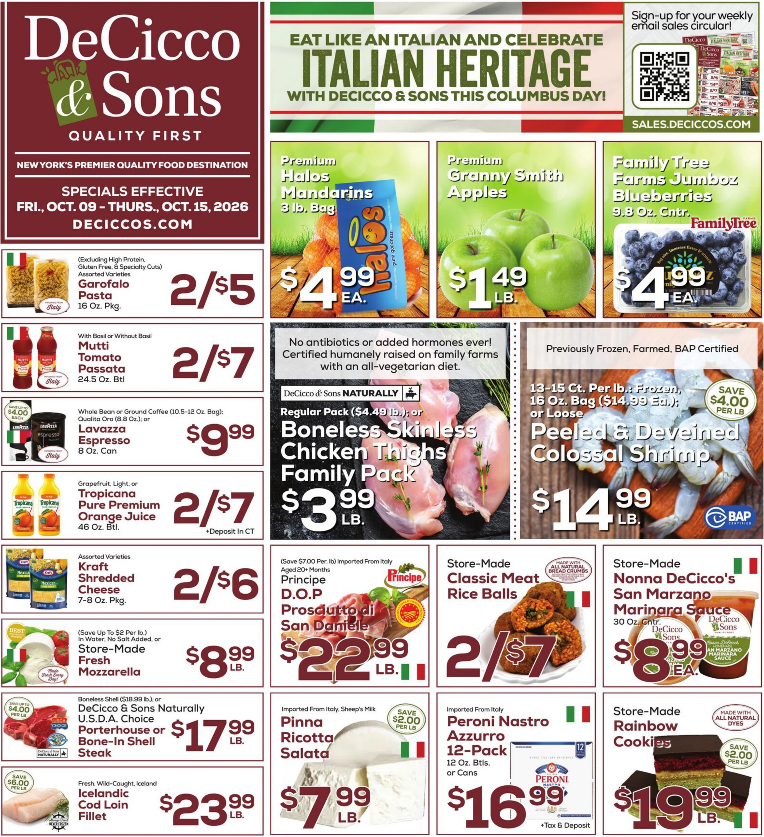 DeCicco & Sons Weekly Ad - Page 1