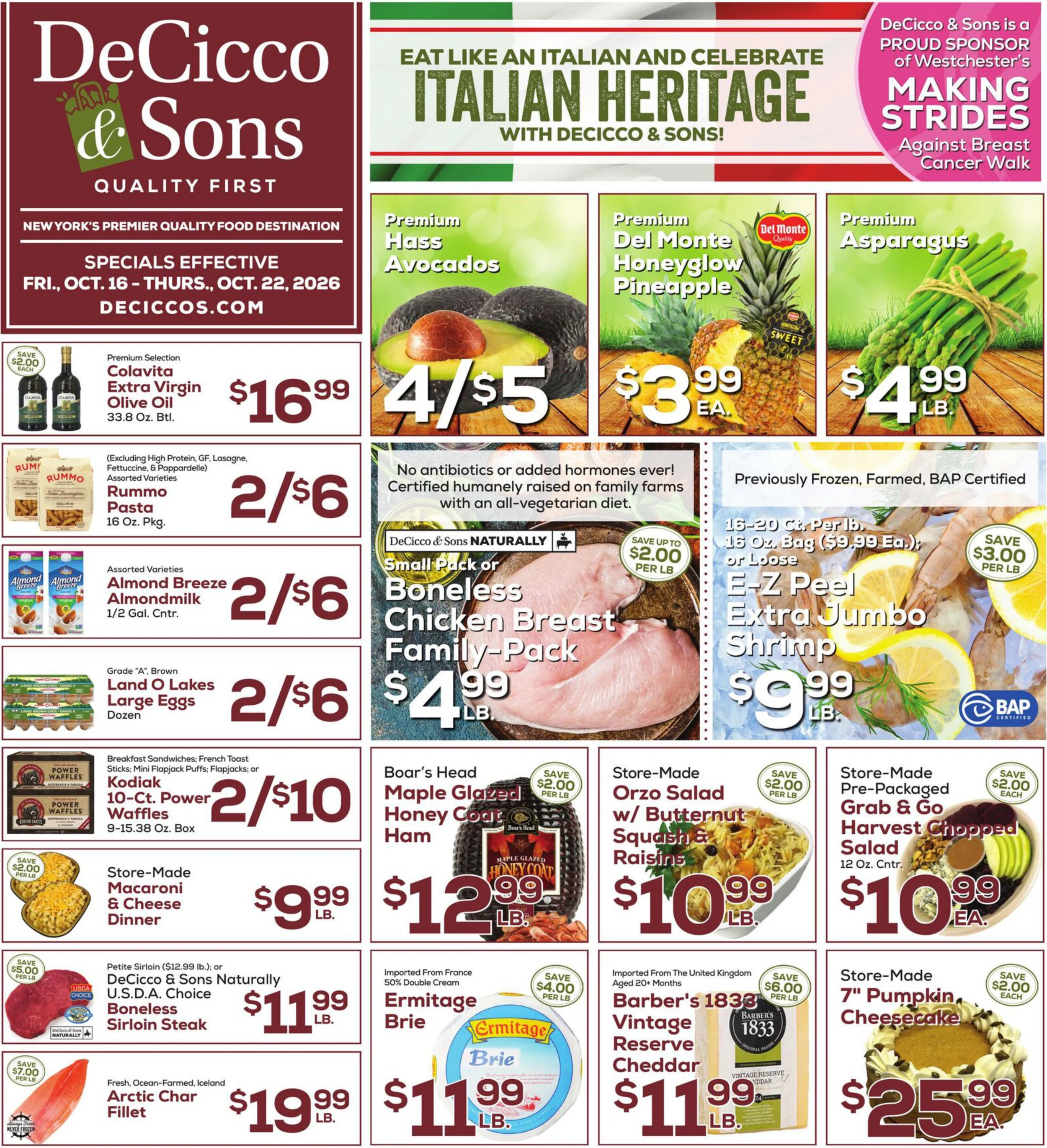 DeCicco & Sons Weekly Ad - Page 1