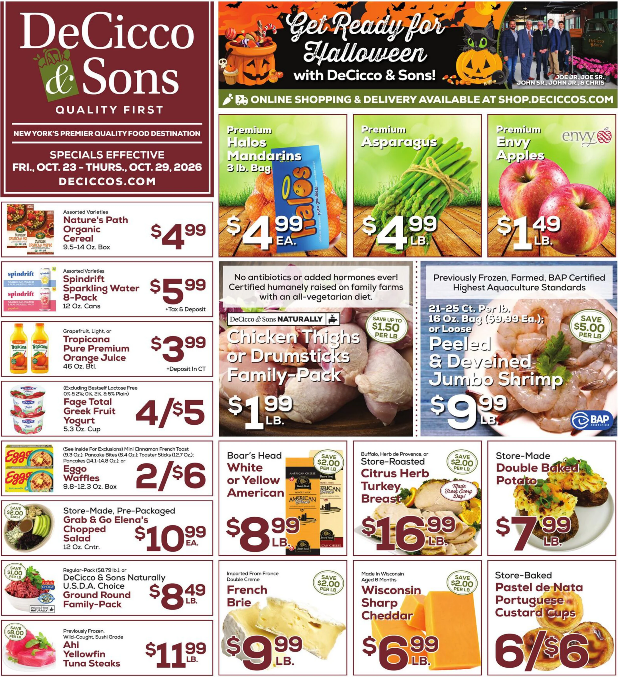 DeCicco & Sons Weekly Ad - Page 1