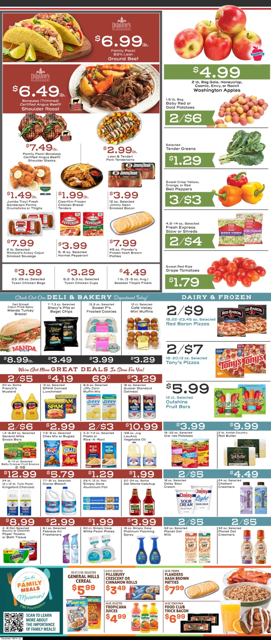 Delaune's Supermarket Current Ad - Page 2