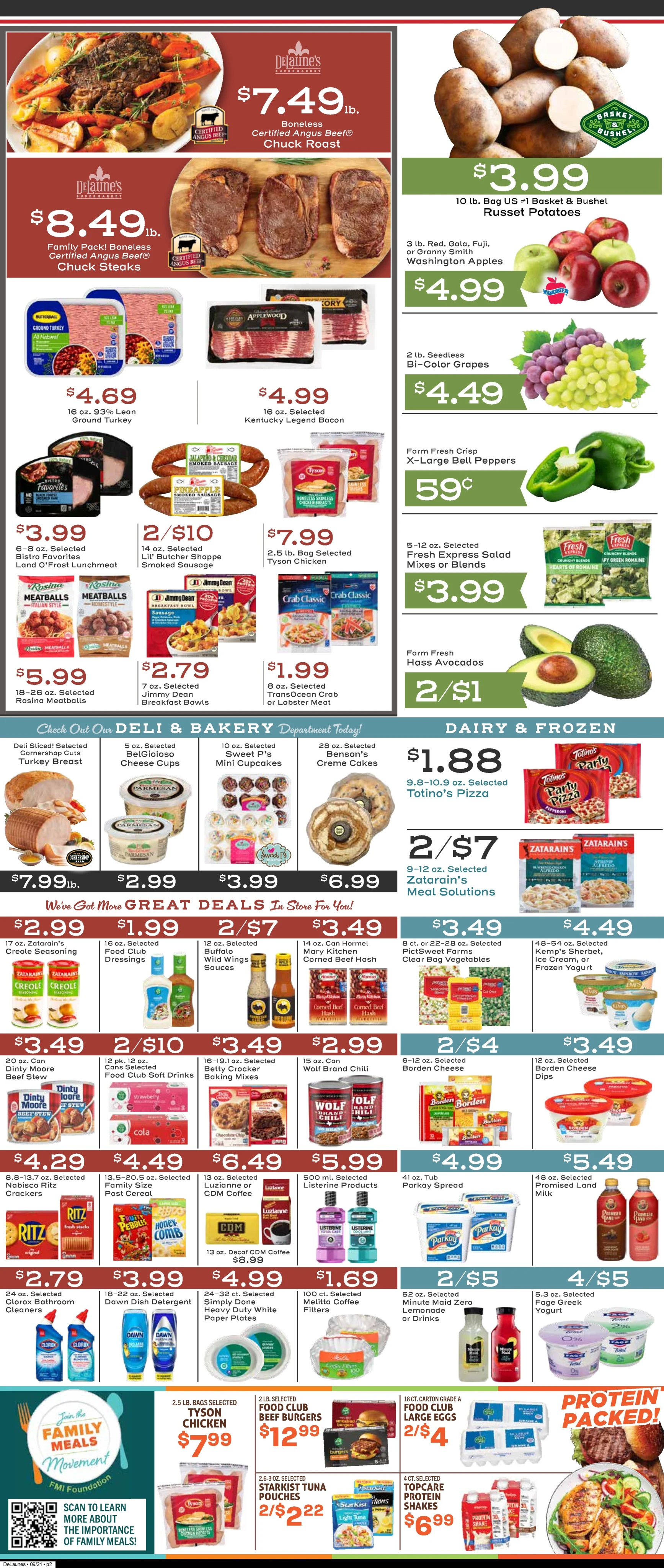 Delaune's Supermarket Current Ad - Page 2