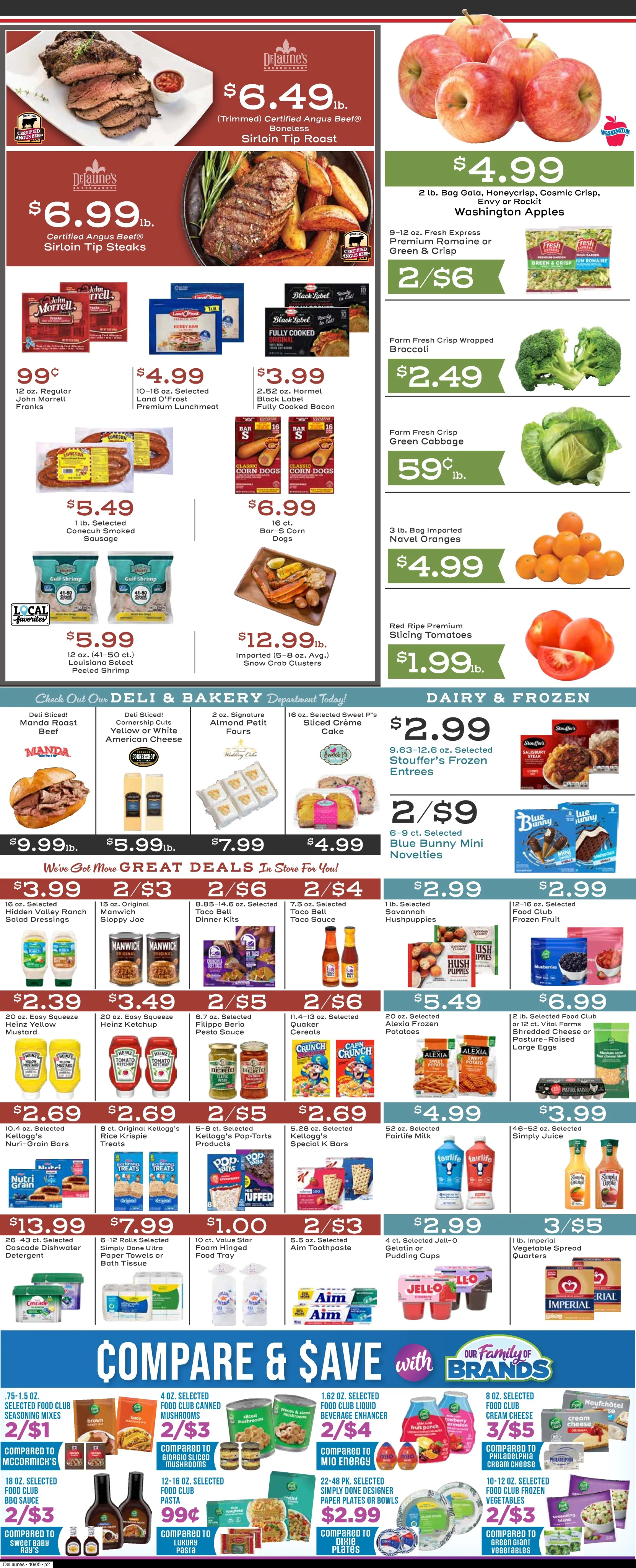 Delaune's Supermarket Current Ad - Page 2