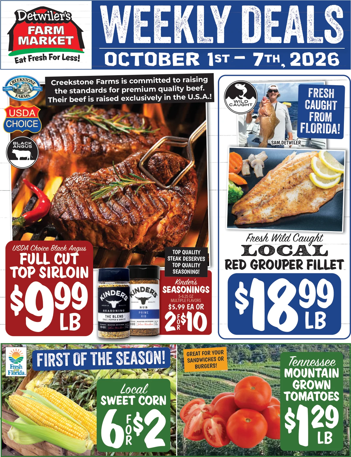 Detwiler's Farm Market Detwiler's Weekly Flyer 10/1/26-10/7/26 - Page 1