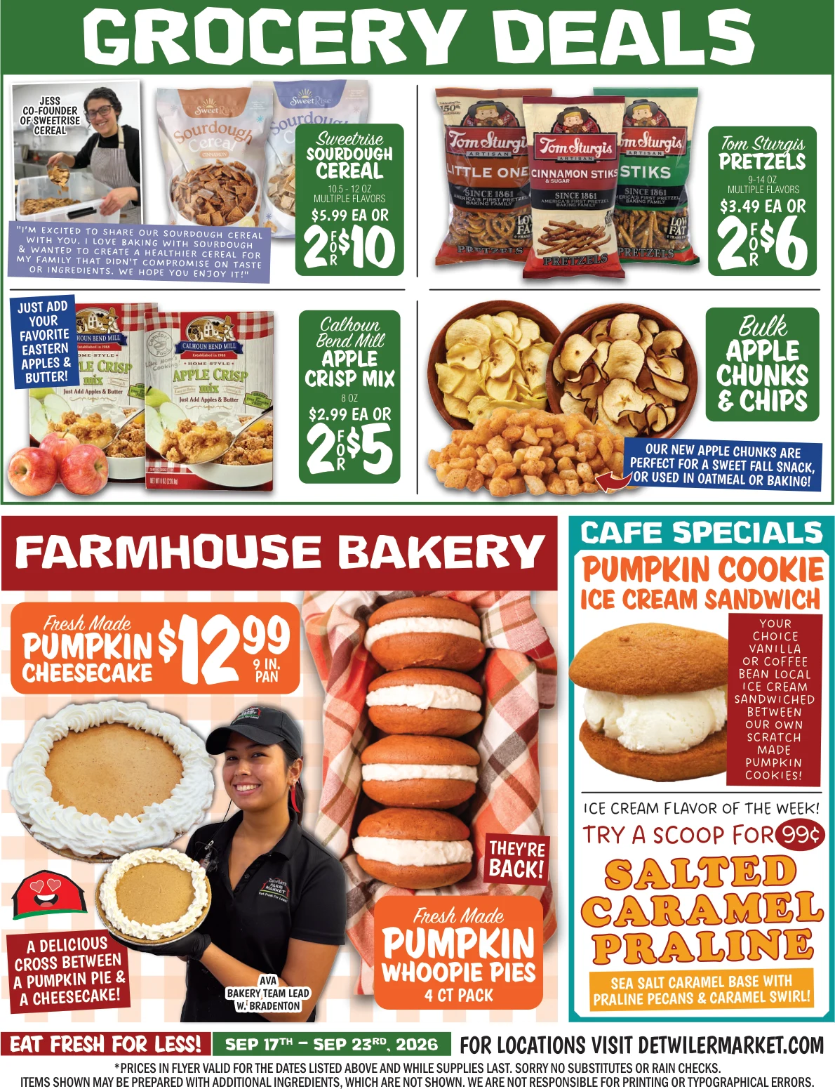 Detwiler's Farm Market Detwiler's Weekly Flyer 9/17/26-9/23/26 - Page 4