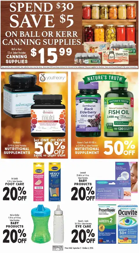 September BOGO 09/02/2026