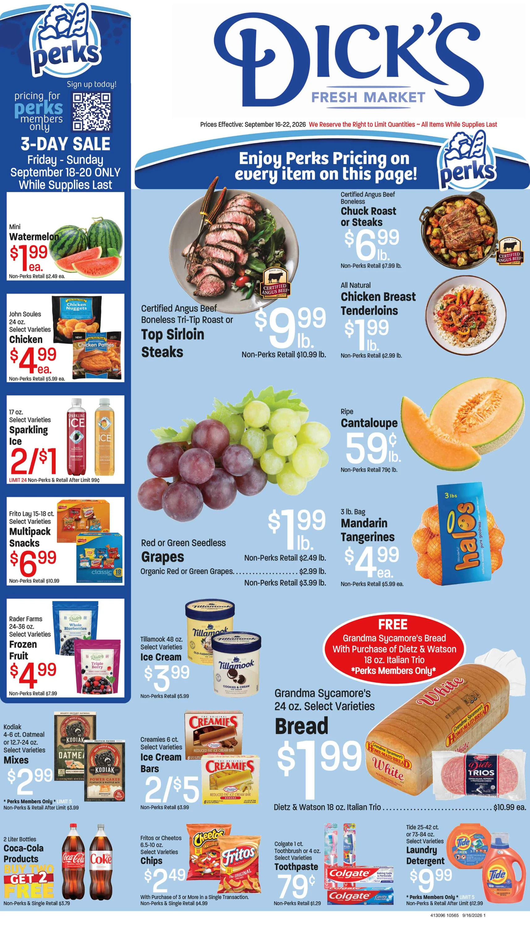 Dick's Market Dick's Weekly Ad September 16-22, 2026 - Page 1
