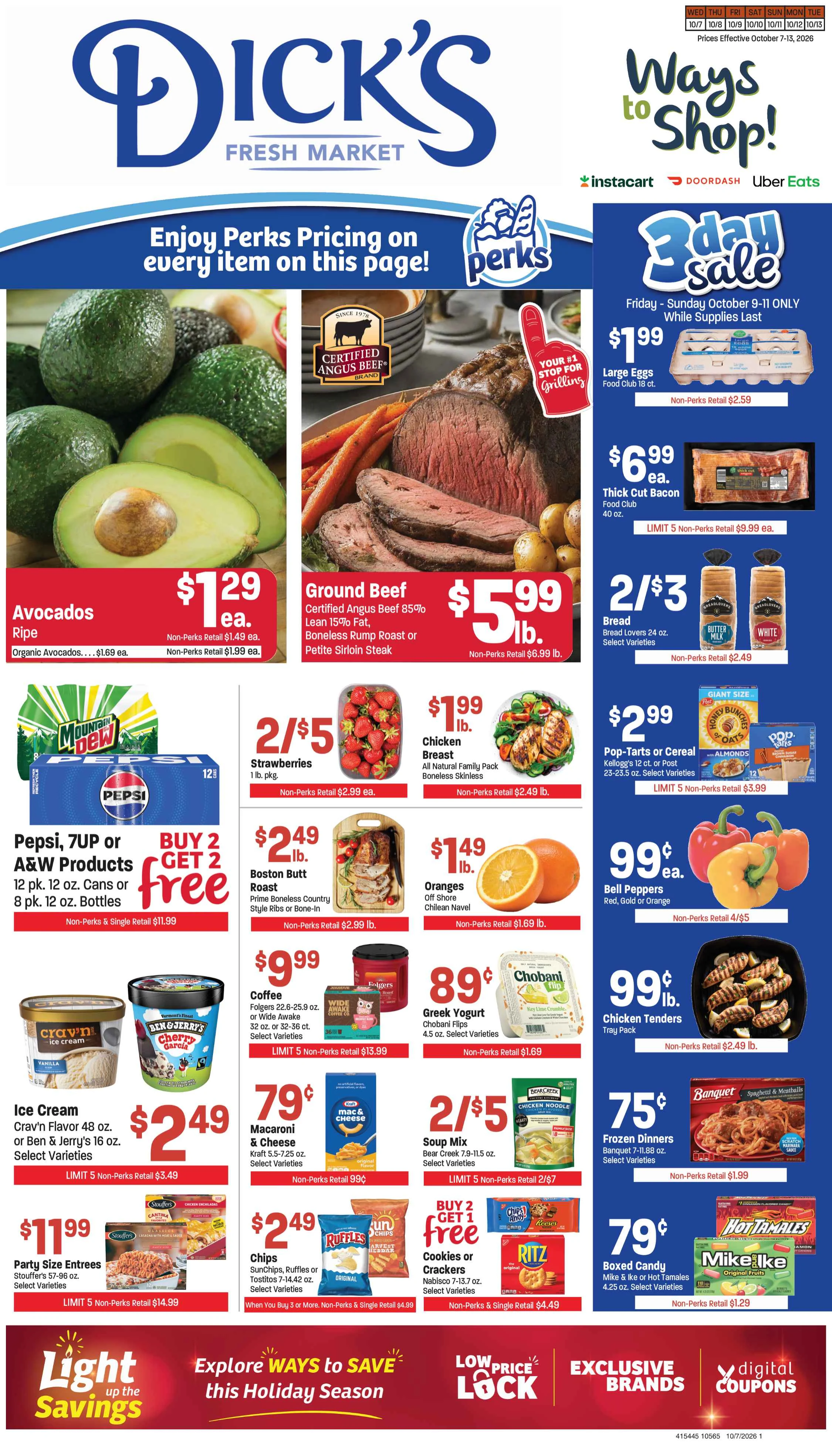 Dick's Market Dick's Weekly Ad Oct 7-13, 2026 - Page 1