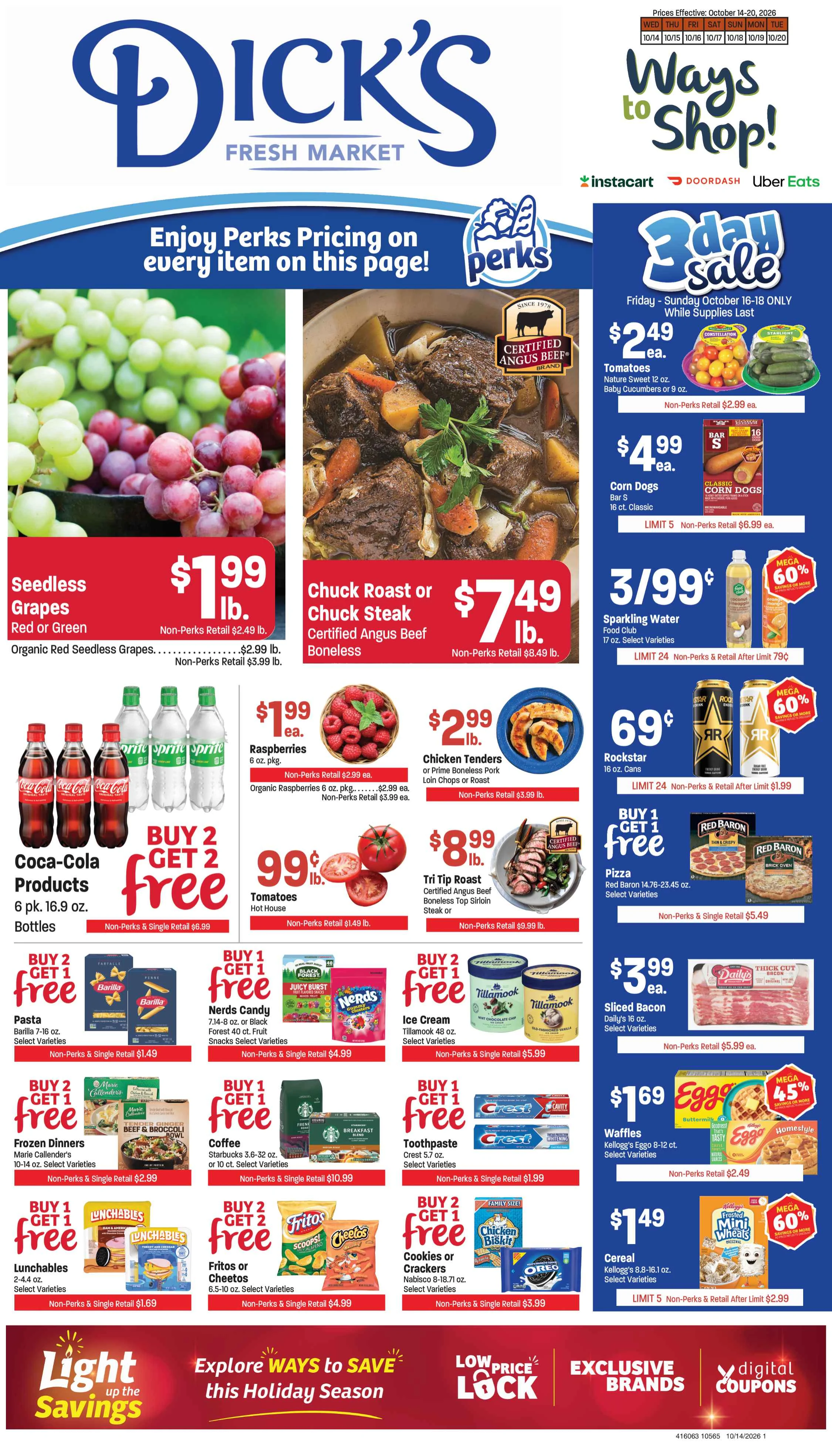Dick's Market Dick's Weekly Ad October 14-20, 2026 - Page 1
