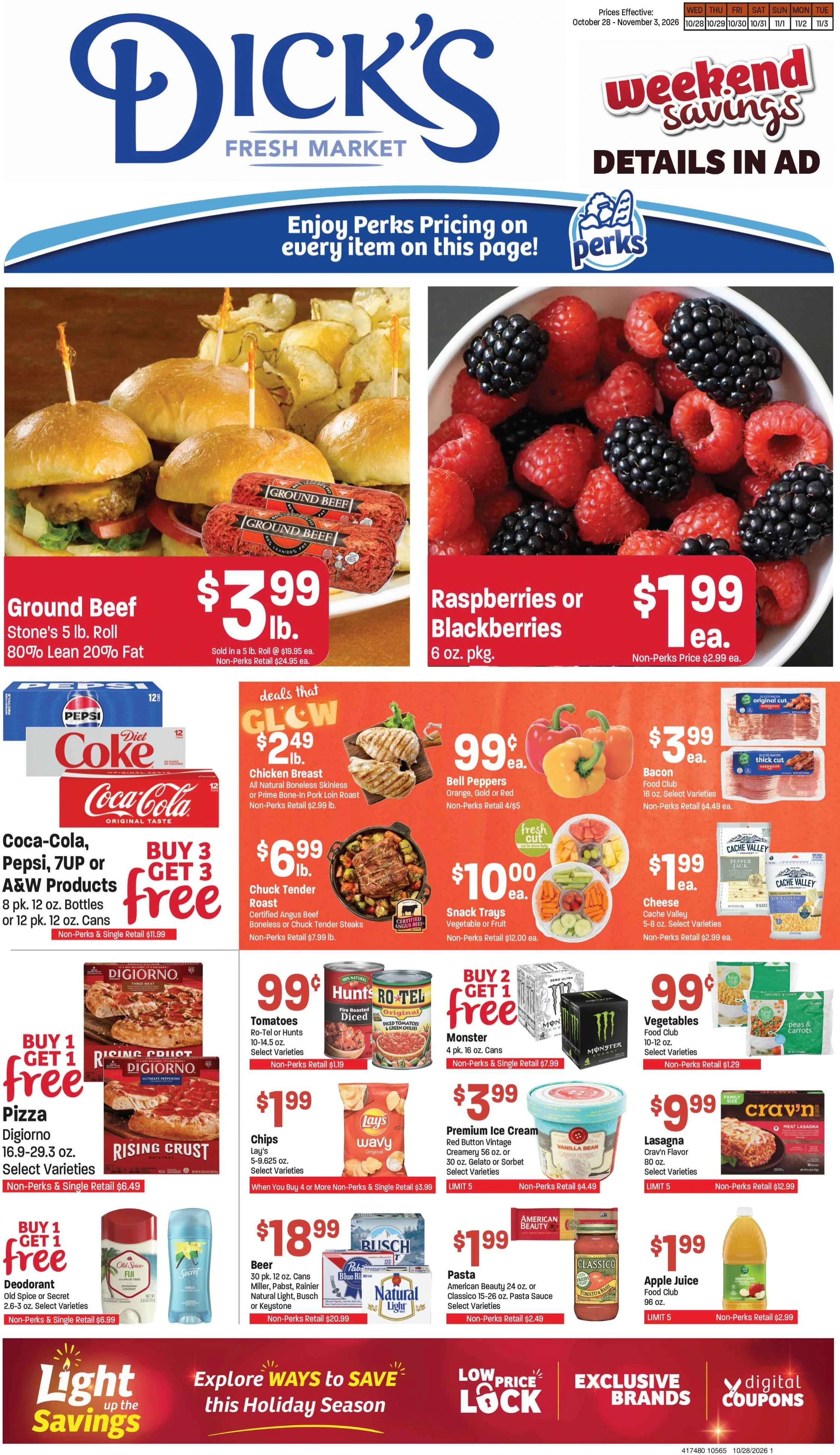 Dick's Market Dick's Weekly Ad Oct 28-Nov 3, 2026 - Page 1