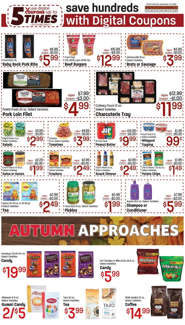 Digby's Market 2026; September 2-8; Grillin' Deals - Page 8