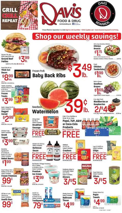 2026; September 2-8; Grillin' Deals