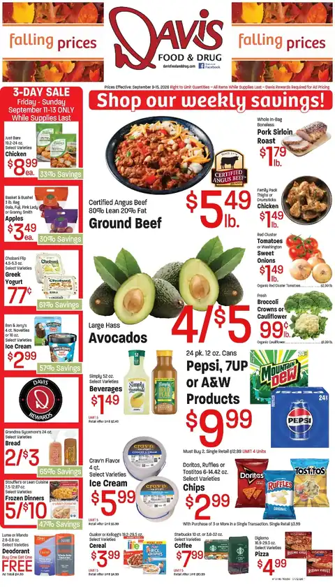 2026; September 9-15; Stock-Up Savings