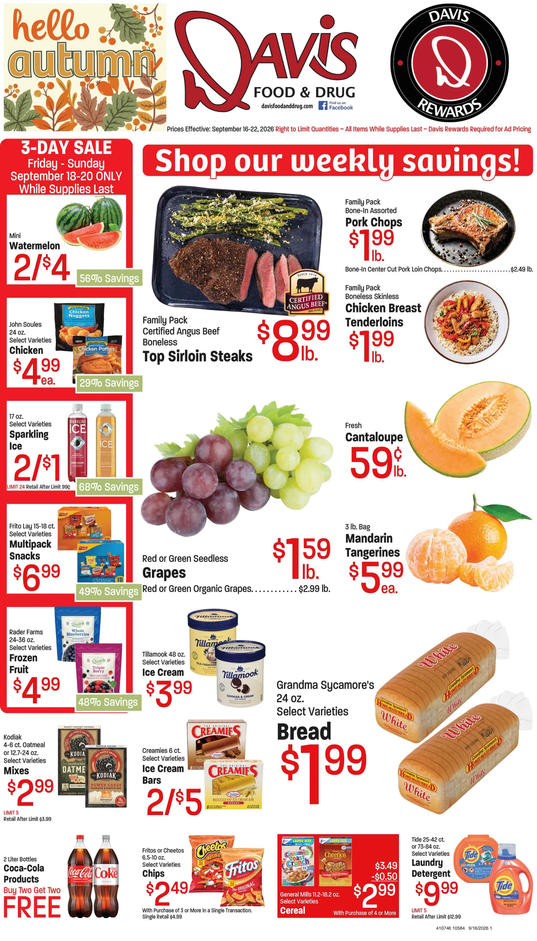 Digby's Market 2026; September 16 - 22; Harvest Savings - Page 1