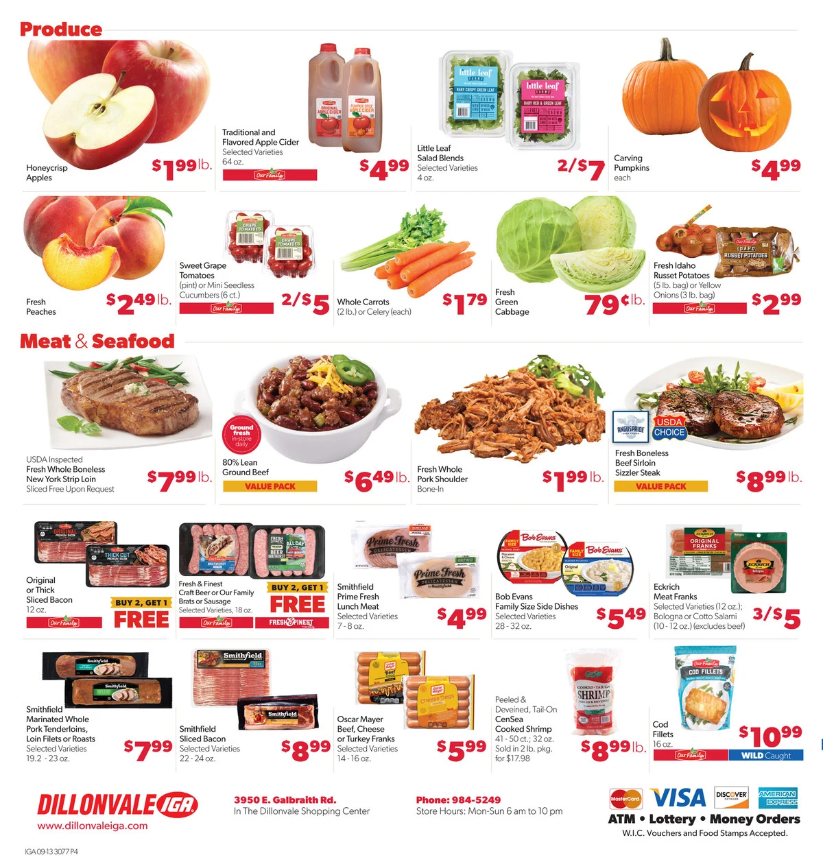 Dillonvale IGA 9/13 Weekly Ad - Page 4