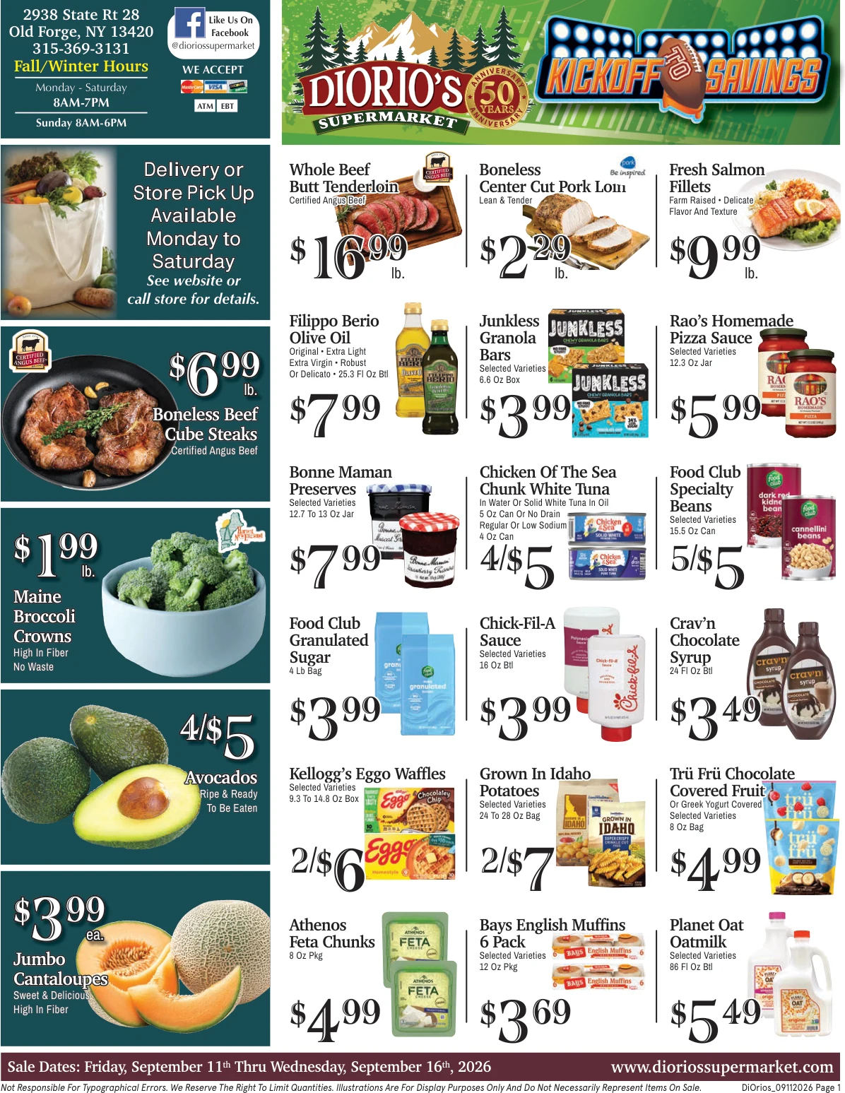 DiOrio's Supermarket DiOrio's Supermarket - Page 1