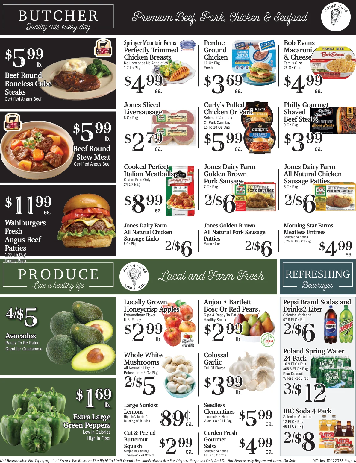 DiOrio's Supermarket DiOrio's Supermarket - Page 4