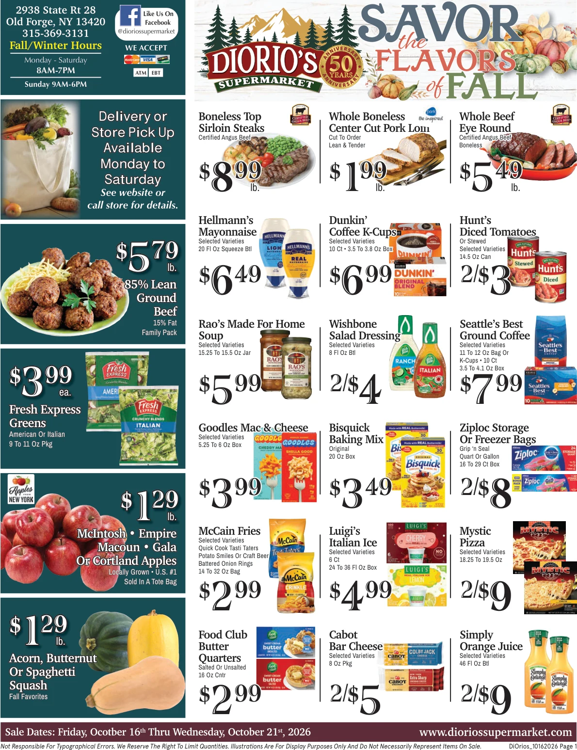 DiOrio's Supermarket DiOrio's Supermarket - Page 1