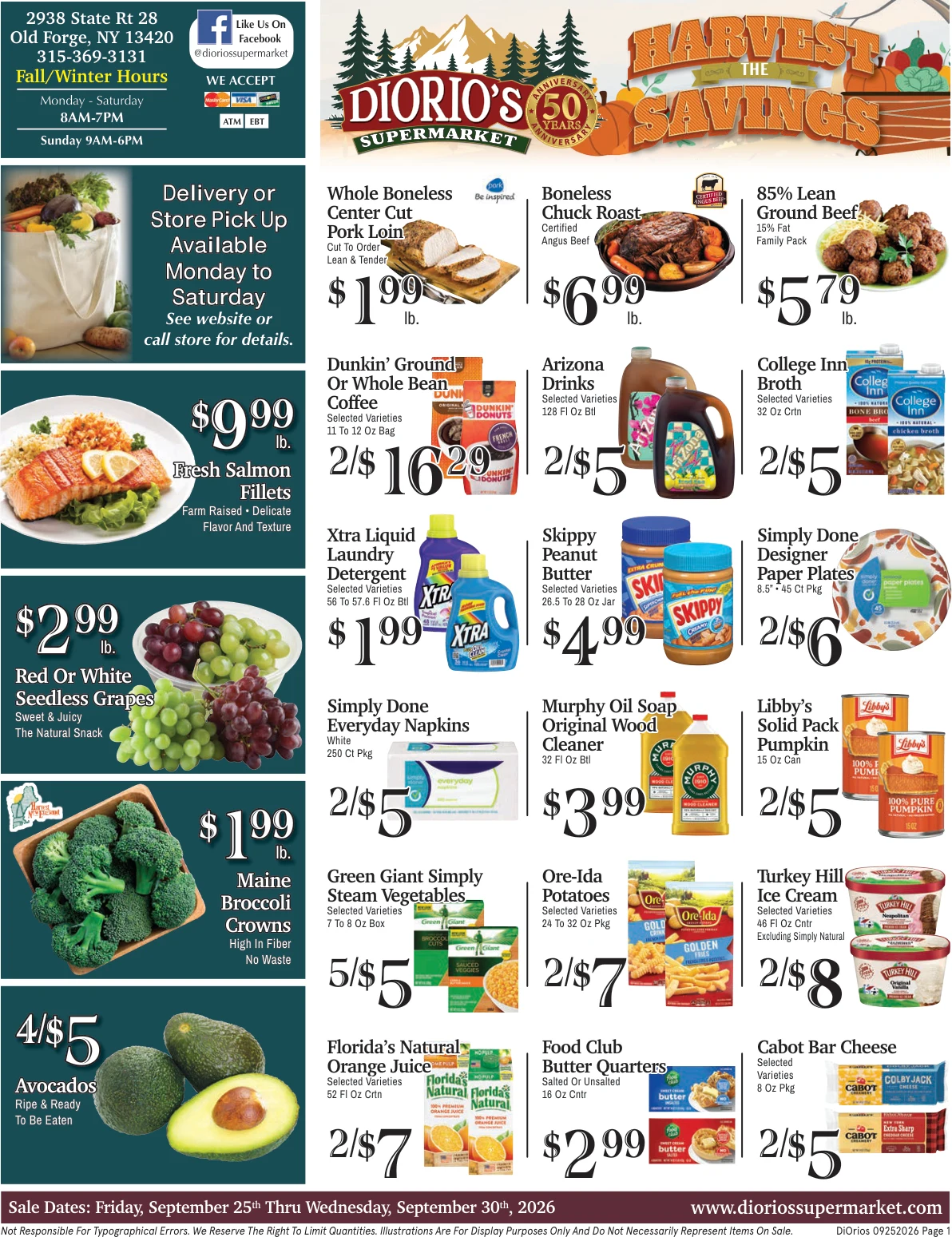 DiOrio's Supermarket DiOrio's Supermarket - Page 1