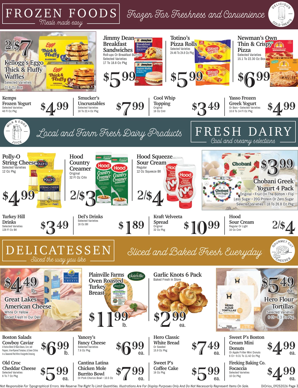 DiOrio's Supermarket DiOrio's Supermarket - Page 3