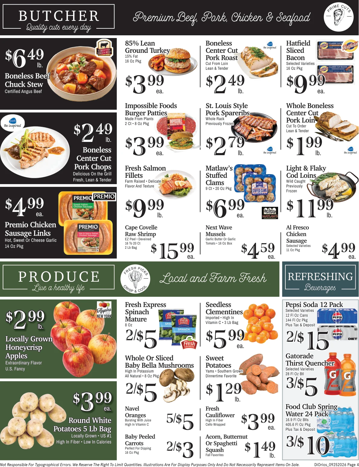 DiOrio's Supermarket DiOrio's Supermarket - Page 4