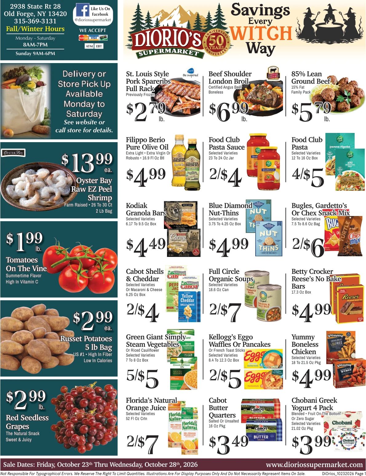 DiOrio's Supermarket DiOrio's Supermarket - Page 1