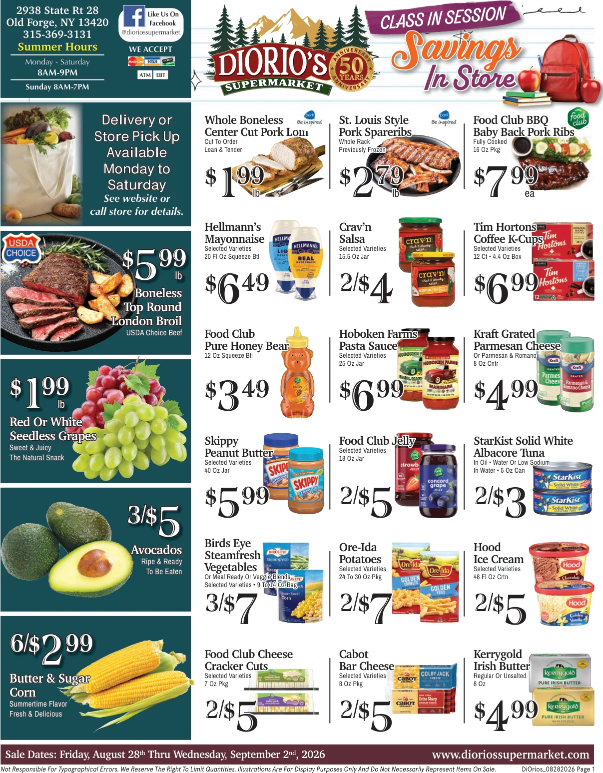 DiOrio's Supermarket DiOrio's Supermarket - Page 1
