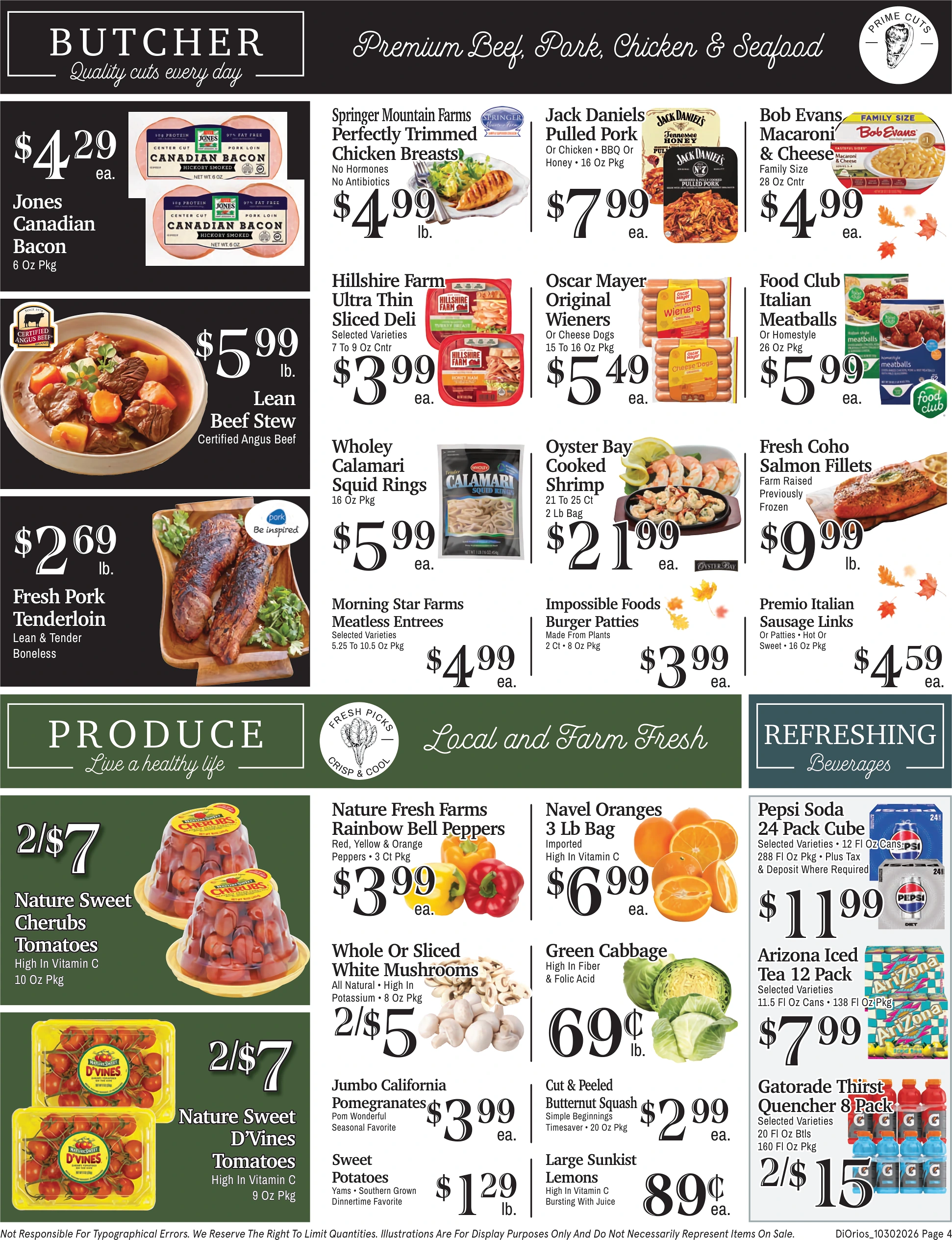 DiOrio's Supermarket DiOrio's Supermarket - Page 4