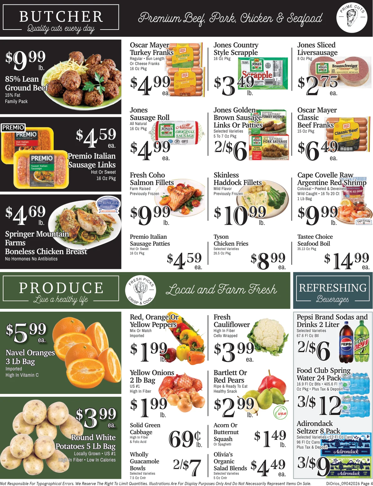 DiOrio's Supermarket DiOrio's Supermarket - Page 4