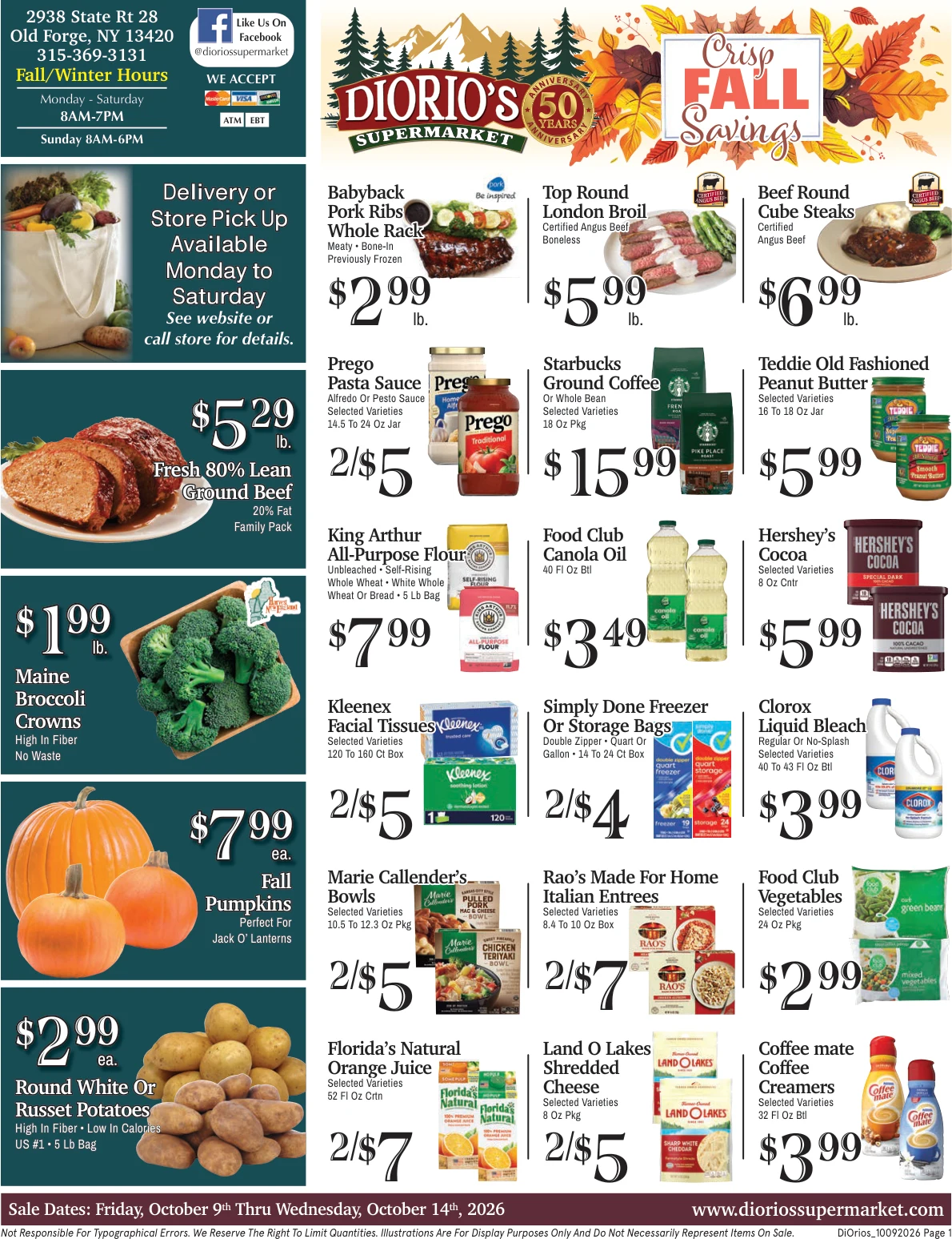 DiOrio's Supermarket DiOrio's Supermarket - Page 1