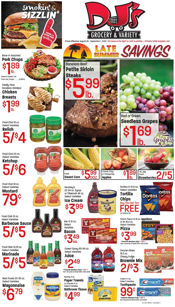 DJ's Grocery PAG AB 4pg Base1 - PAG AB Select - August 26, 2026 - Page 1