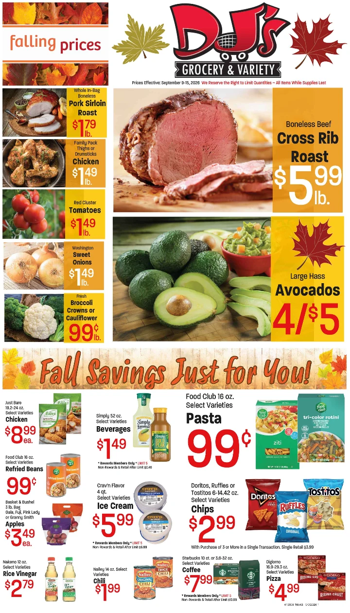 DJ's Grocery PAG AB 4pg Base1 - PAG AB Select - September 9, 2026 - Page 1