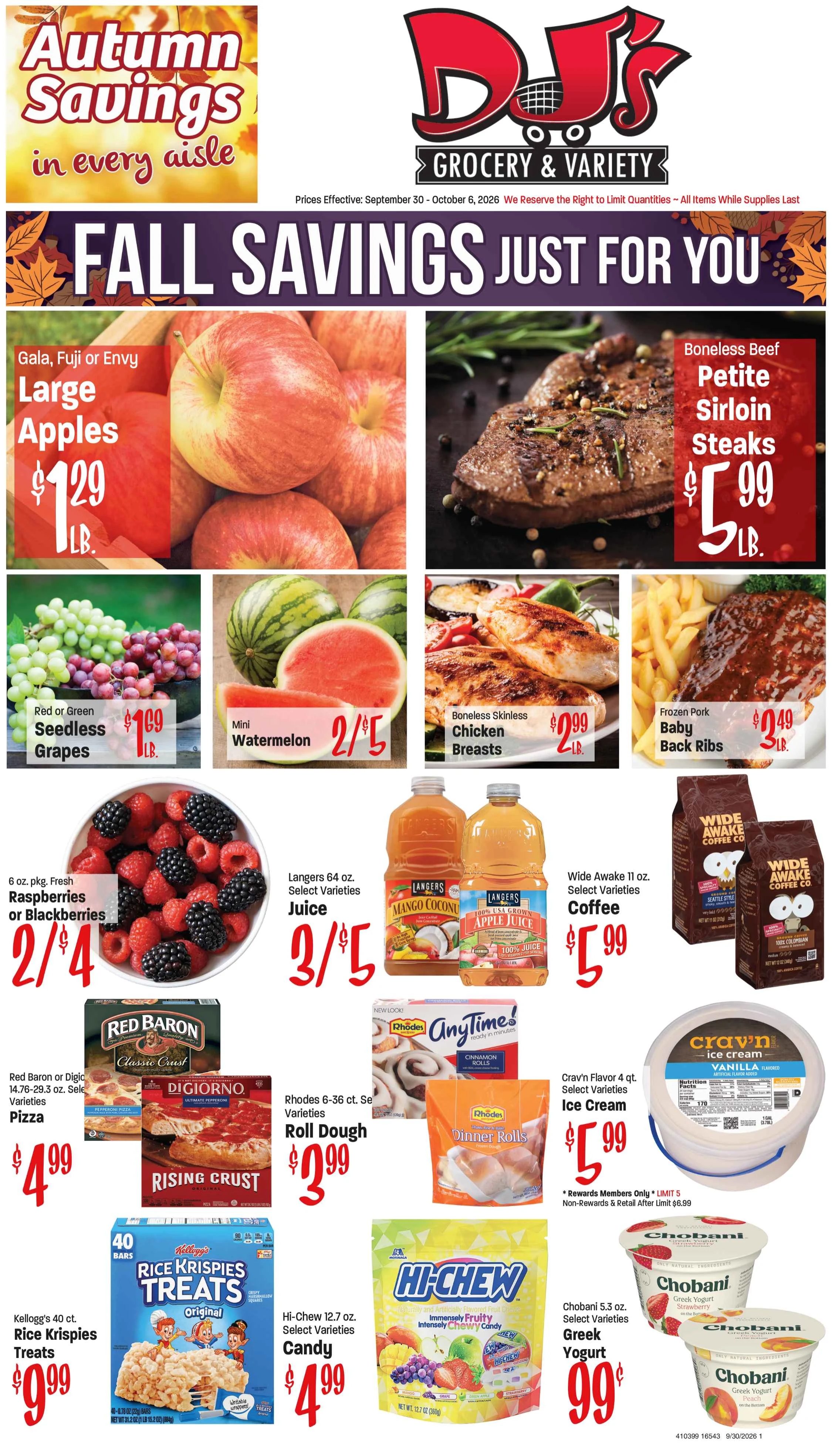 DJ's Grocery PAG AB 4pg Base1 - PAG AB Select - September 30, 2026 - Page 1