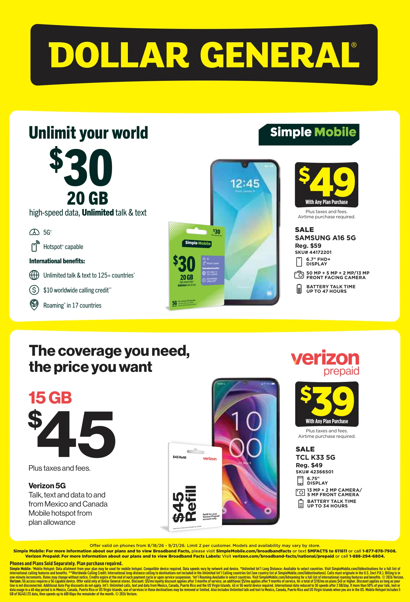 Dollar General Wireless Deals - Page 2