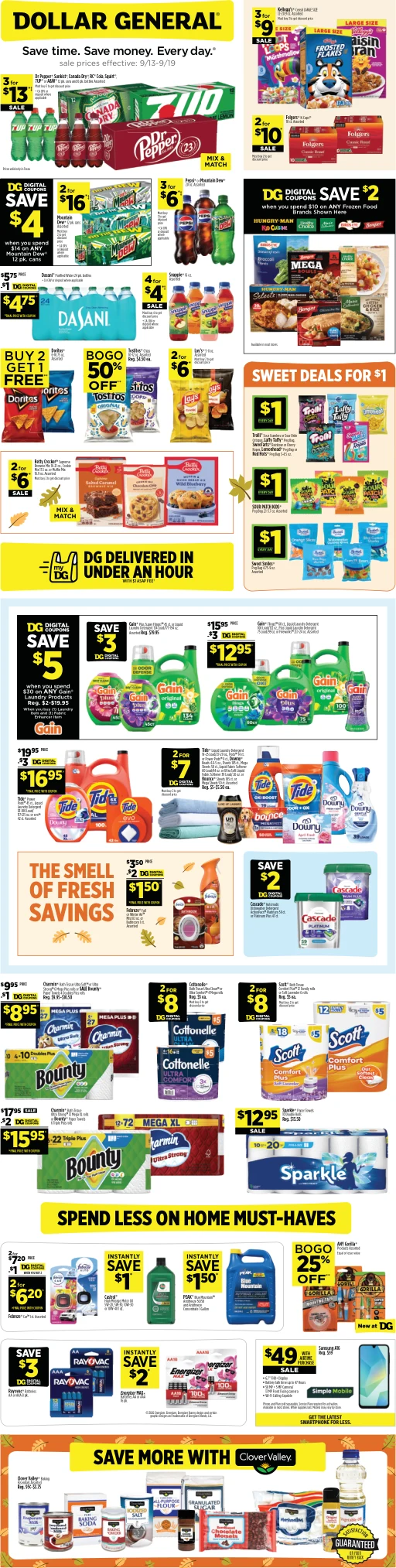 Dollar General Weekly Ad - Page 1