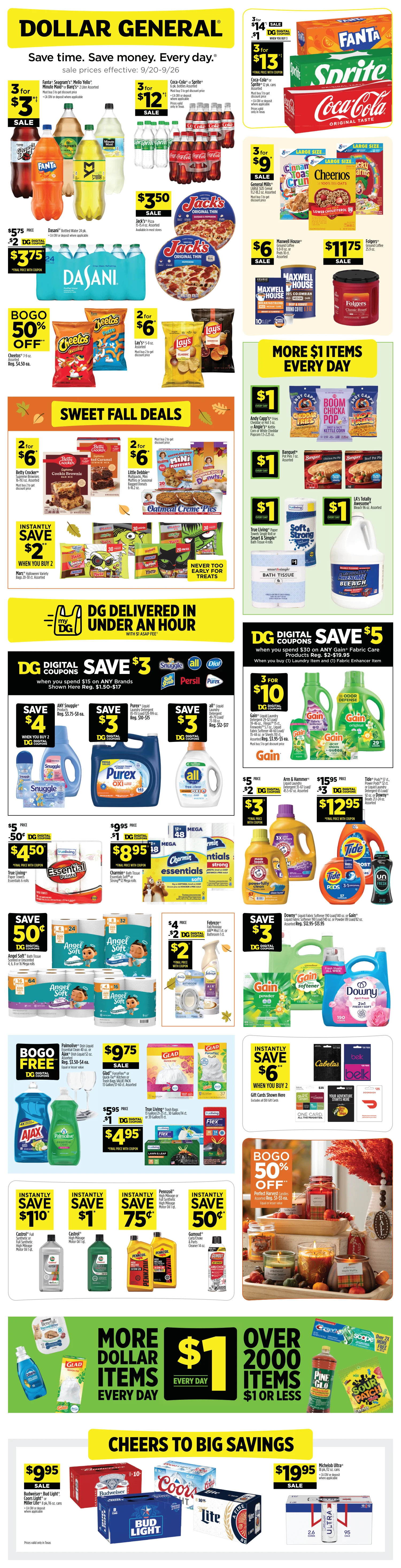 Dollar General Weekly Ad - Page 1