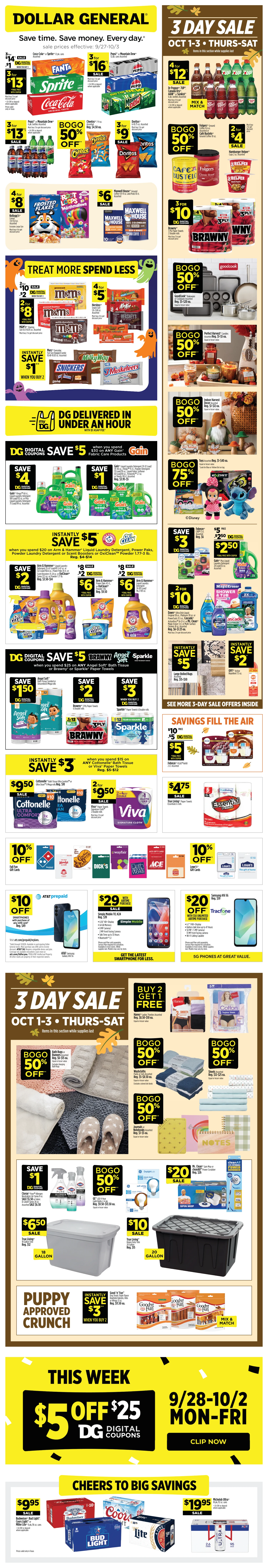 Dollar General Weekly Ad - Page 1