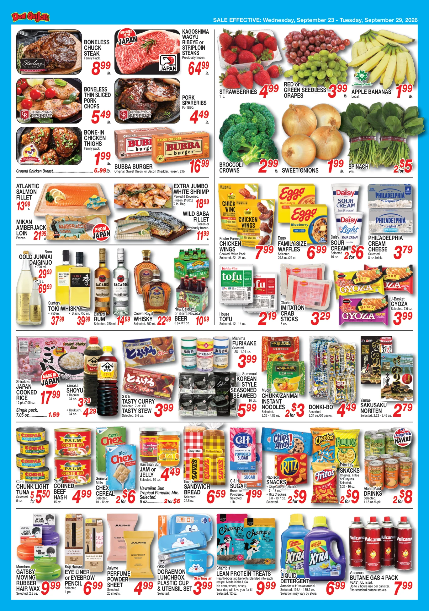 Don Quijote Hawaii Weekly Flyer Wed, Sep 23, 2026 - Tue, Sep 29, 2026 - Page 2
