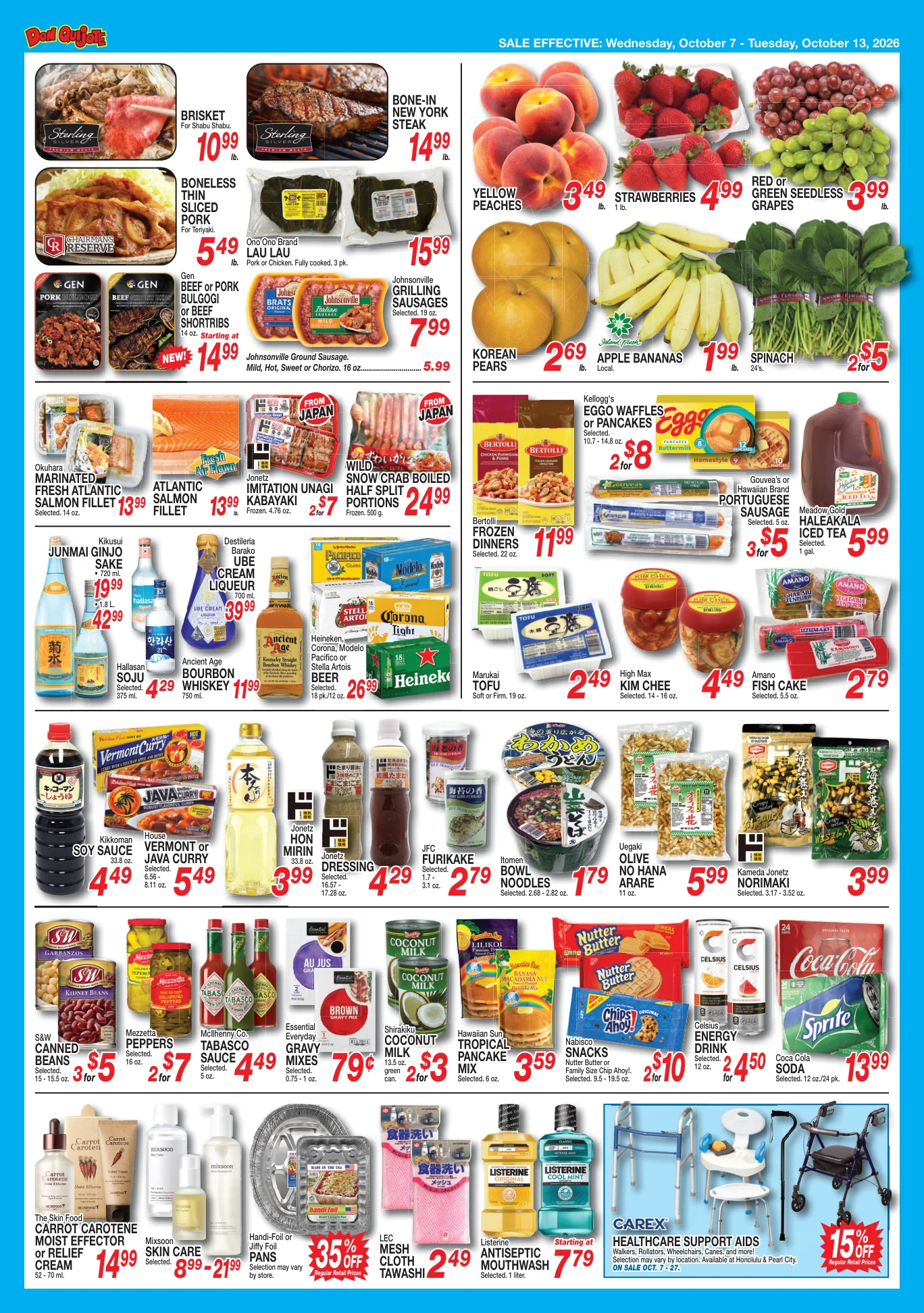 Don Quijote Hawaii Weekly Flyer Wed, Oct 7, 2026 - Tue, Oct 13, 2026 - Page 2